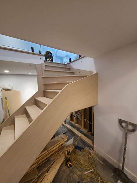 Installation escalier en bois Saint-Hyacinthe
