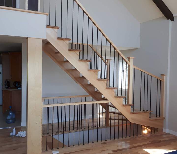 Rénovation escalier en bois Saint-Hyacinthe