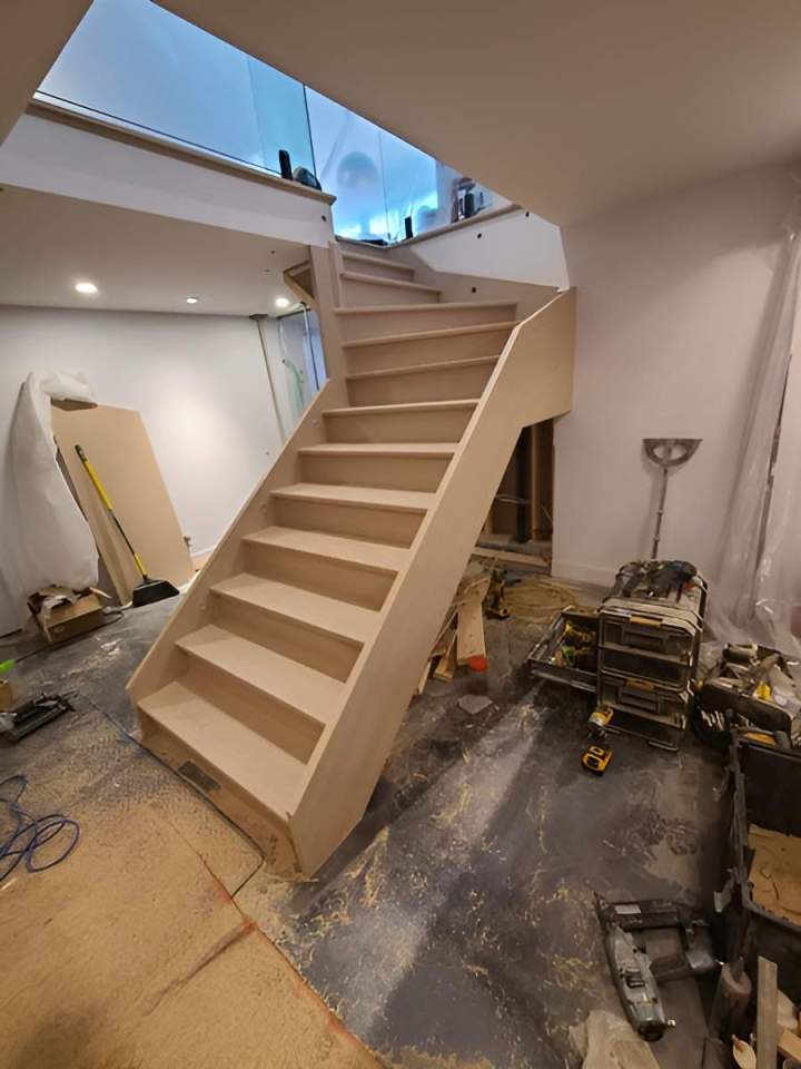 Installation escalier en bois Saint-Hyacinthe